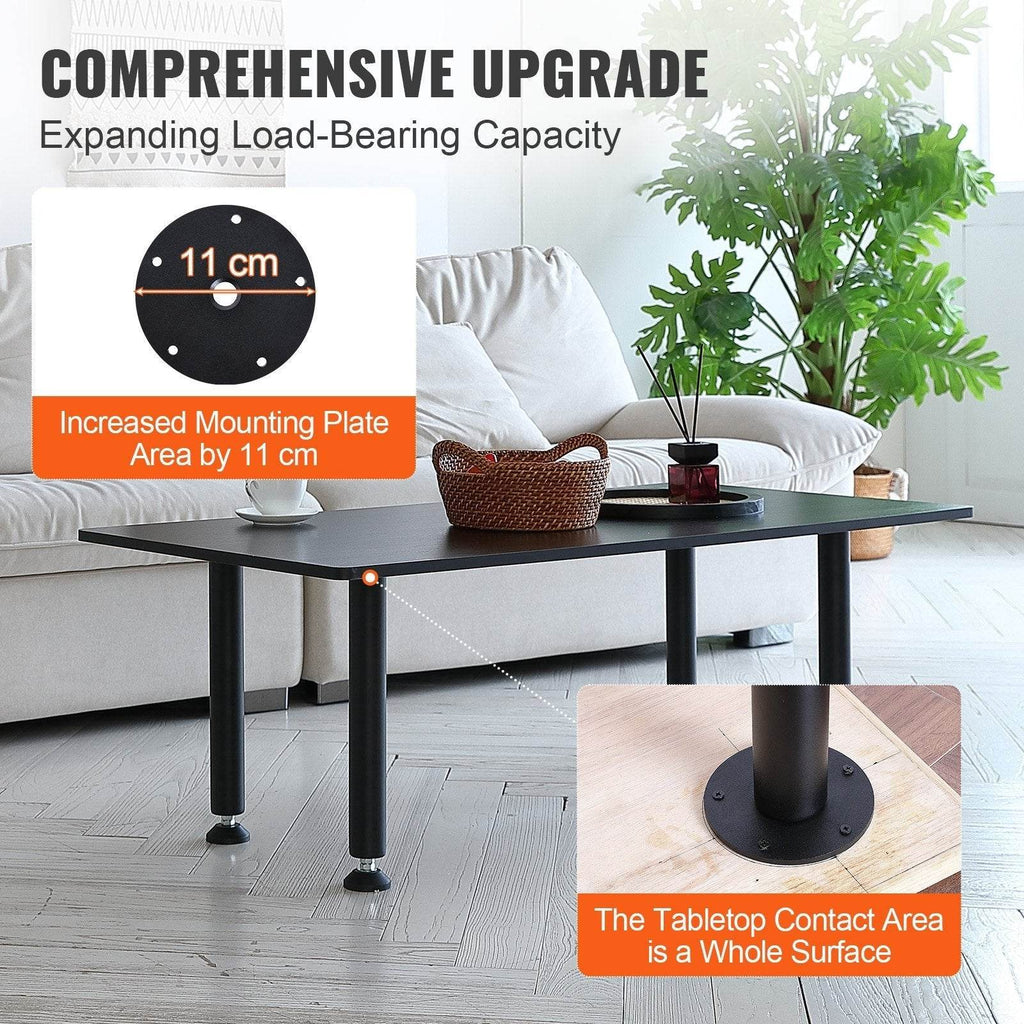16 Inch Adjustable Desk Legs, Set Of 4 - 1200 Lbs Load Capacity.