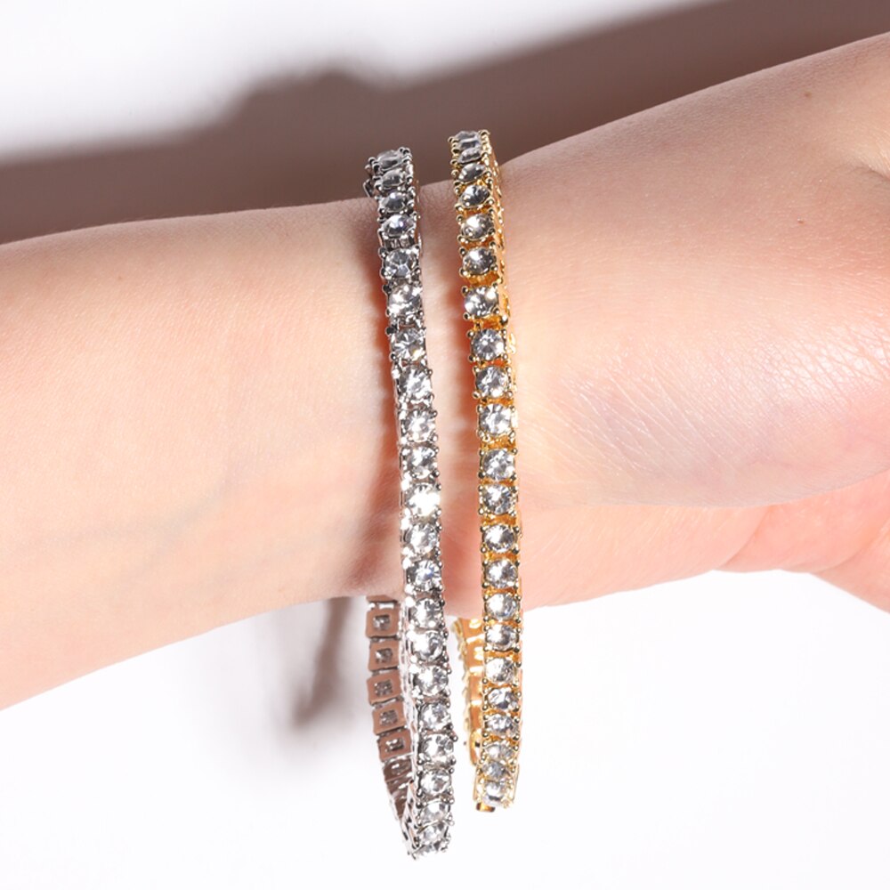 Elegant Gold Tennis Bracelet and Watch Set for Timeless Style