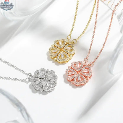 Elevate Your Style with the Clover Heart Pendant Necklace - Shopthatapp.ca
