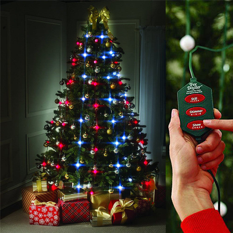 64 and 48 Light Dazzler Christmas Tree Light Show - Shopthatapp.ca