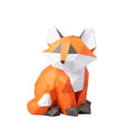 DIY Baby Fox 3D Origami paper model Kit - Www.Shopthatapp.ca