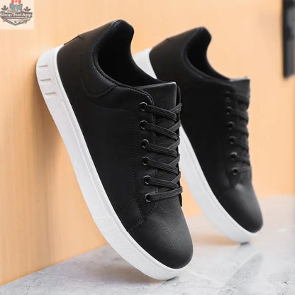 Lace-up Flat Shoes Men's Fashion Casual Shoes - Shopthatapp.ca