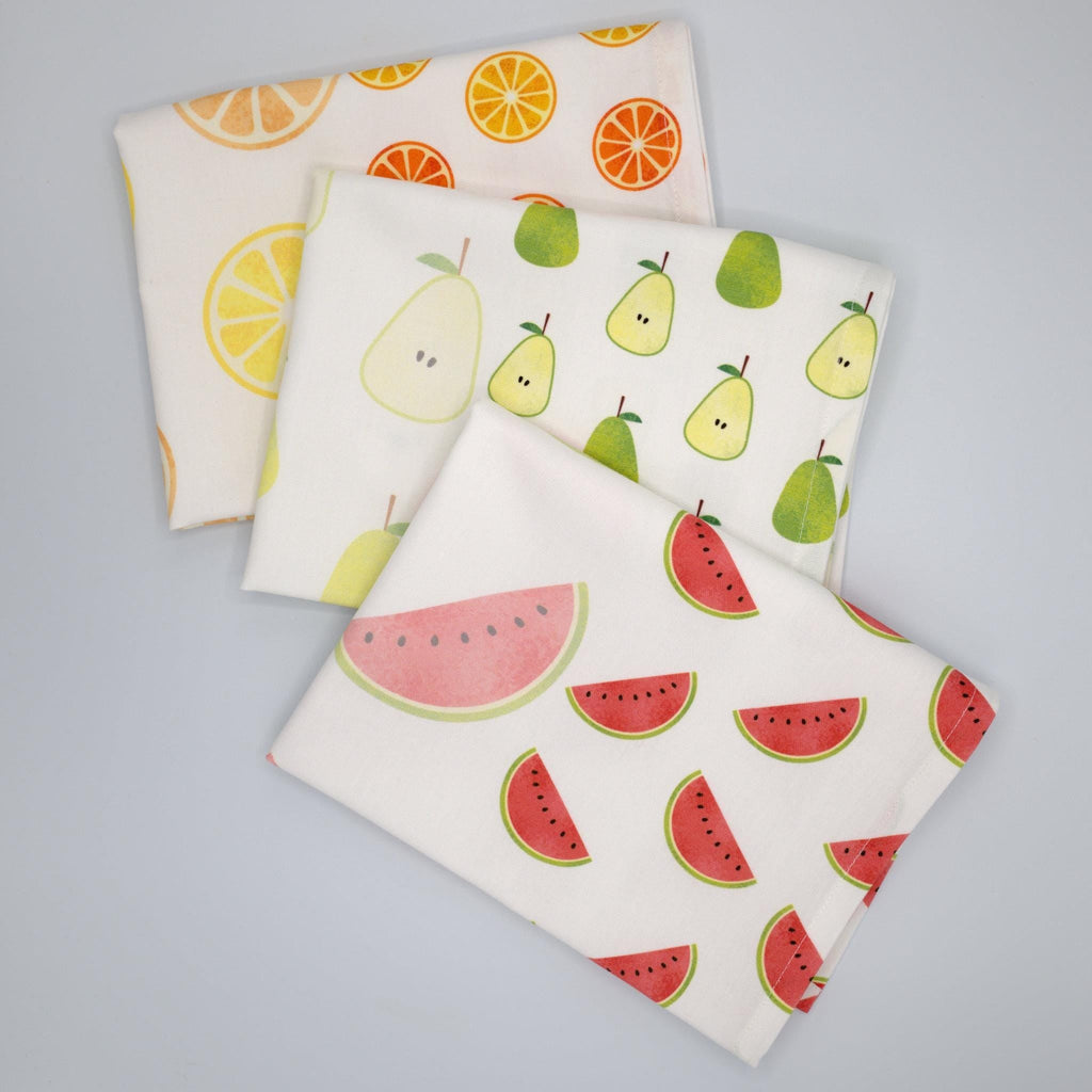 Faded Fruit Kitchen Towels - Shopthatapp.ca