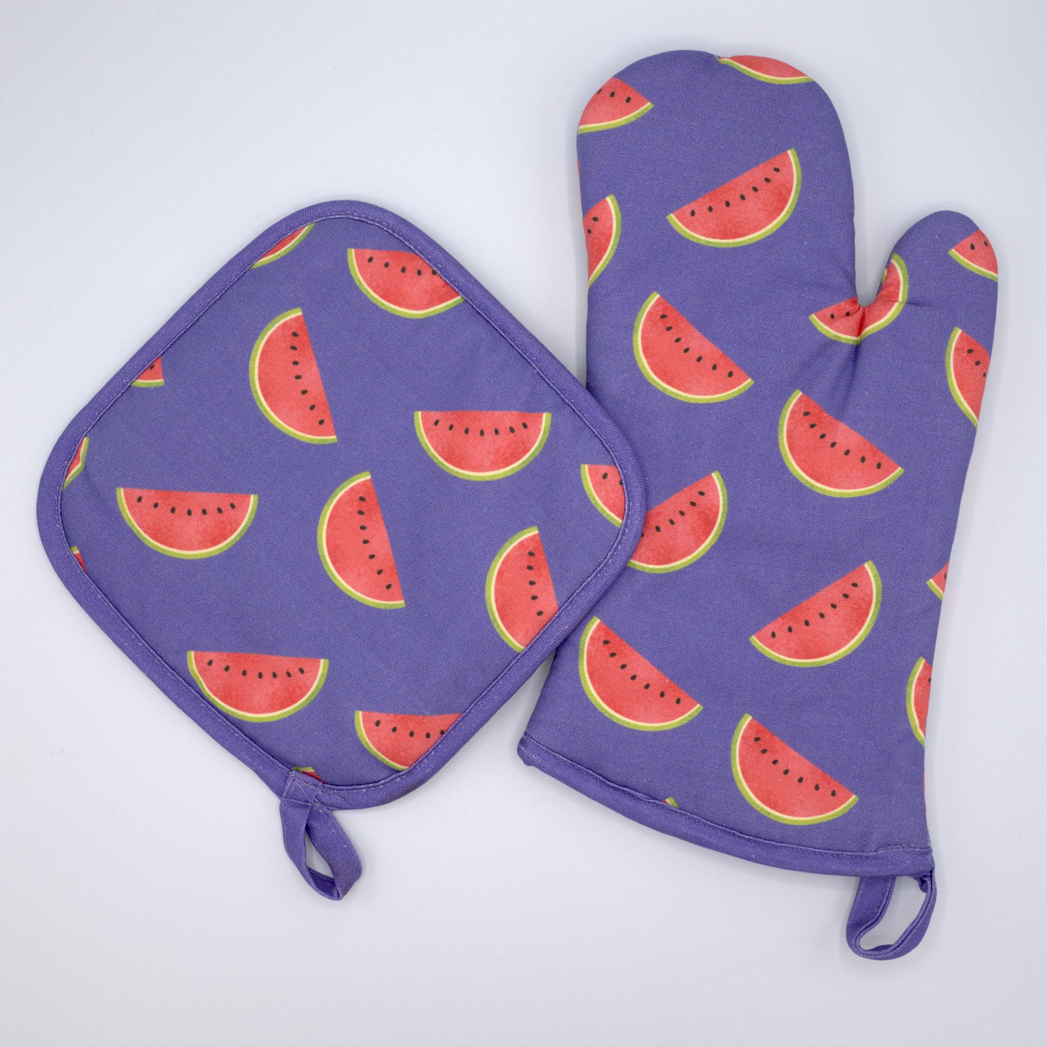 Faded Melon - Oven Mitt & Pot Holder - Shopthatapp.ca