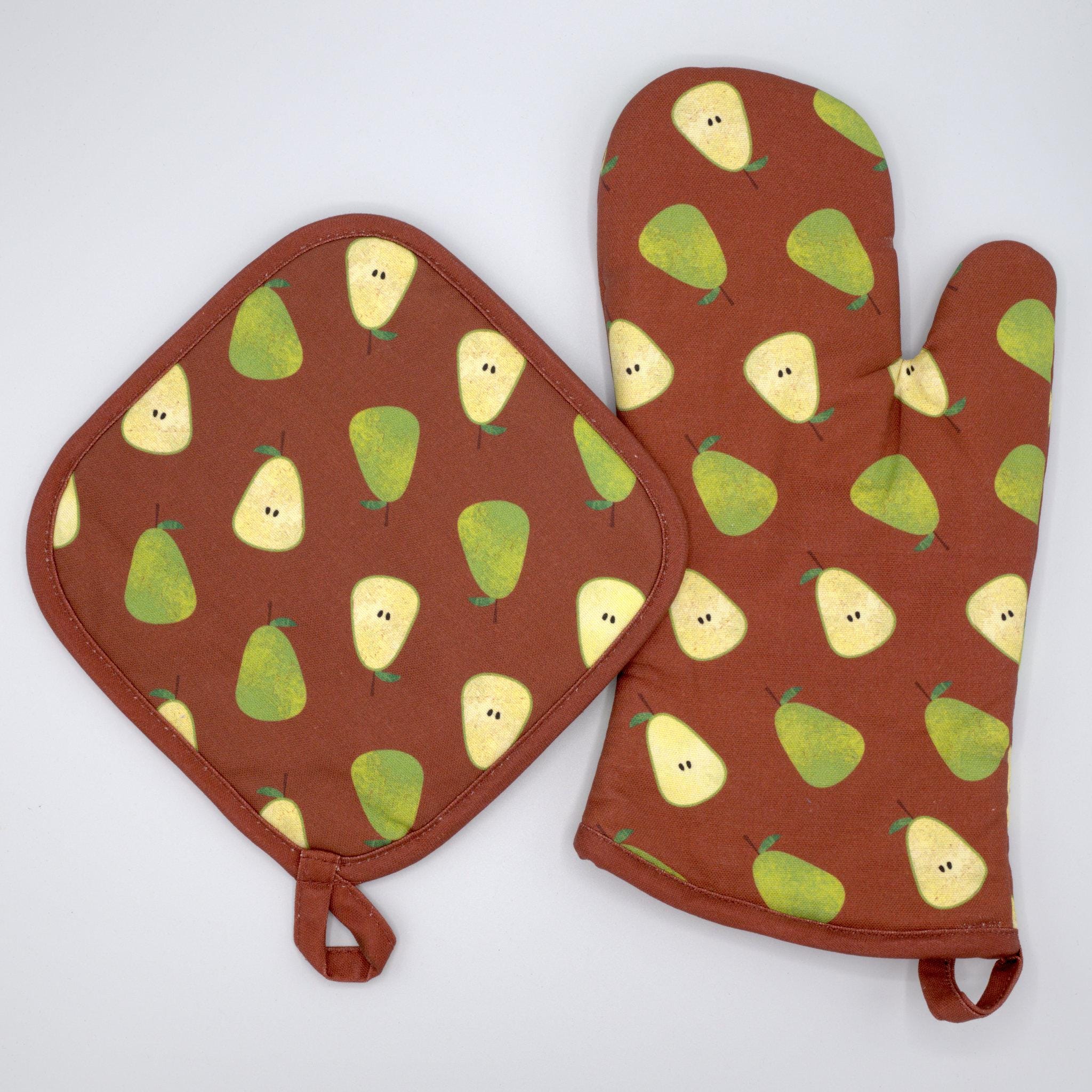 Faded Pear - Oven Mitt and Pot Holder - Shopthatapp.ca