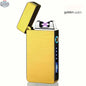 777tech plasma rechargeable electric lighter with metal double arc, USB charging, LED display, touch sensor, windproof and flameless.
