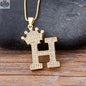Letter Pendant with Chain - Gold - Shopthatapp.ca