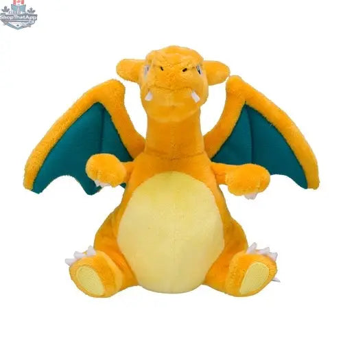 Set of six collectible Charizard Pokémon figures from Banana Games & Hobby, detailed and vibrant Pokémon fit toys for fans.