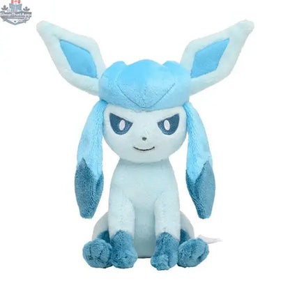 Glaceon Pokémon fit figure by Banana Games & Hobby, detailed collectible toy for Pokémon fans, showing Glaceon in a standing pose.