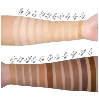 FencyGrace vegan matte finishing powder with full coverage foundation in Christy shade, long-lasting and oil-control.