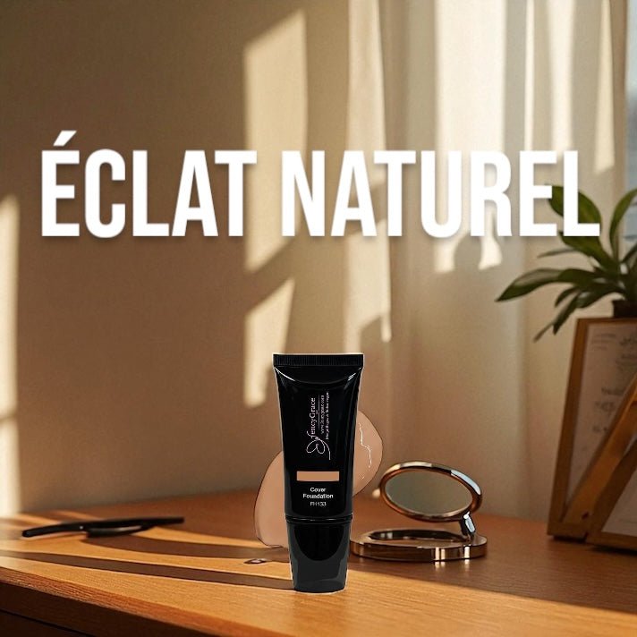 Fond de Teint Vegan Dina 133 - Couvrance Totale | FencyGrace Vegan Foundation Dina 133 - Shopthatapp.ca