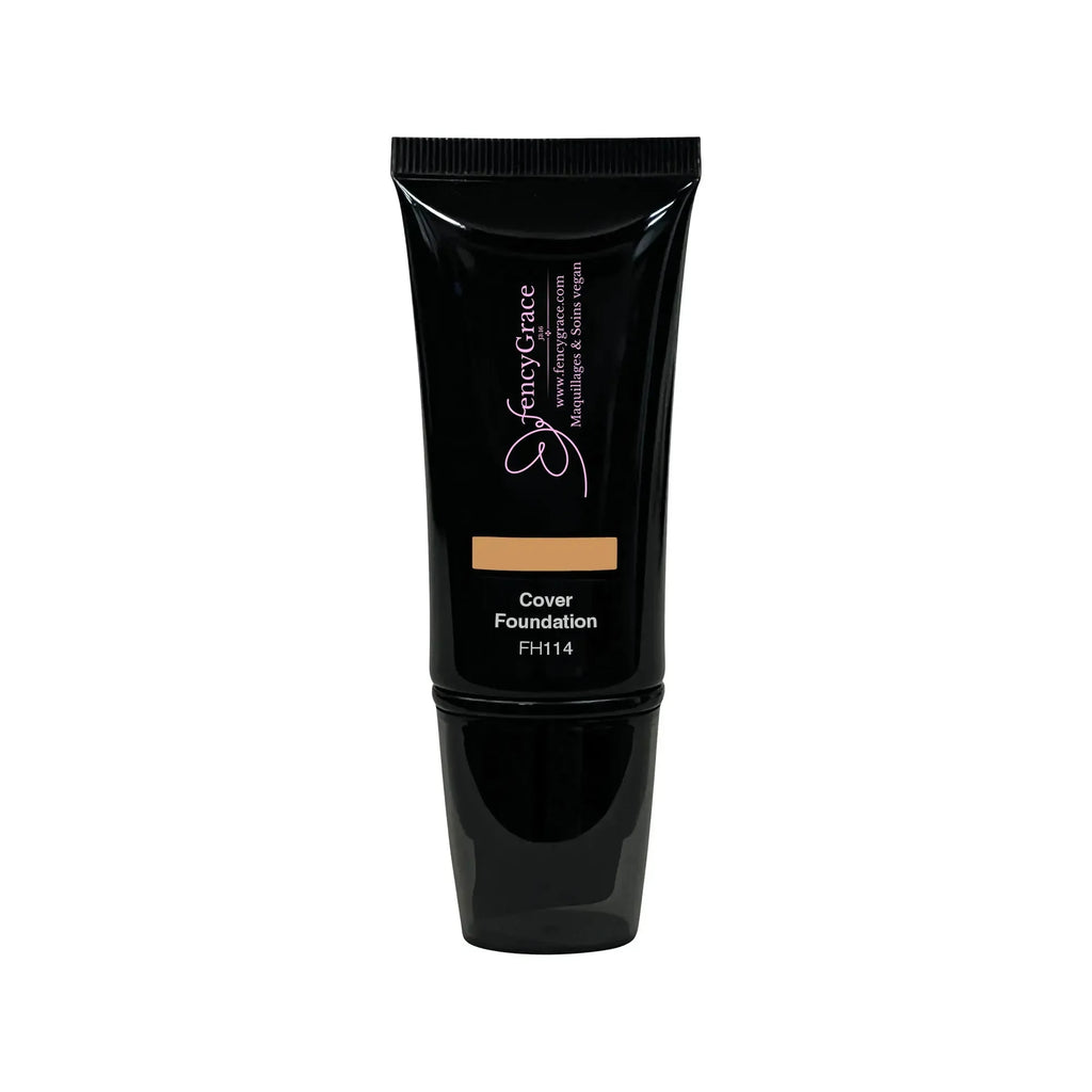 Fond de Teint Vegan Miel 114 – Couvrance Totale | FencyGrace - Shopthatapp.ca
