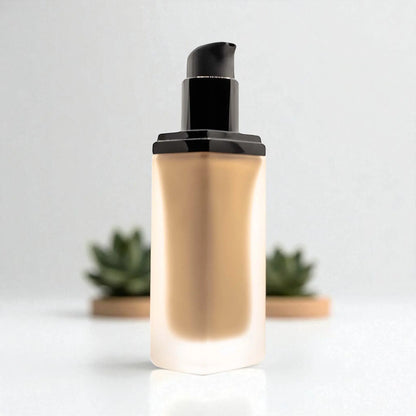 Vegan hydrating foundation by FencyGrace in shade Elisabeth 103, with luminous finish for a flawless complexion.