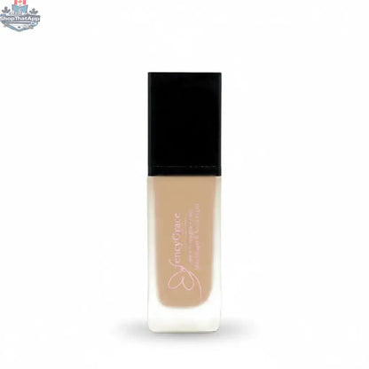 Vegan hydrating foundation FencyGrace Elisabeth 103 with luminous finish, perfect for a radiant, natural makeup look.