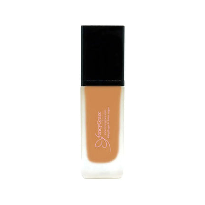 Vegan hydrating foundation by FencyGrace in shade 103, with luminous finish for a perfect, radiant complexion.