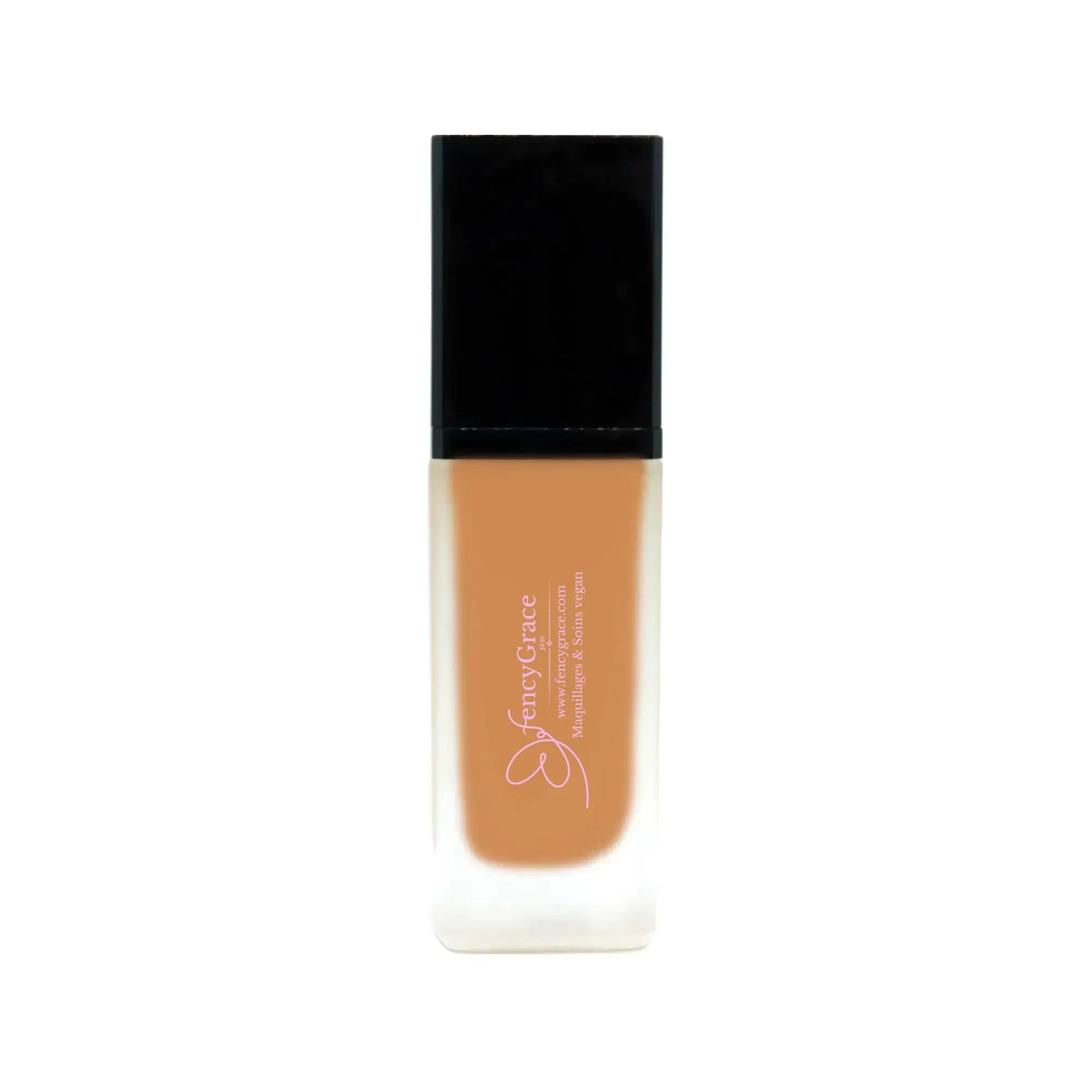 Fond de teint vegan hydratant FencyGrace - Brune 123 - couvrance naturelle -  fini lumineux - longue tenue - Shopthatapp.ca