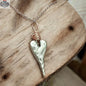 Wire Wrapped Heart Necklace - Shopthatapp.ca