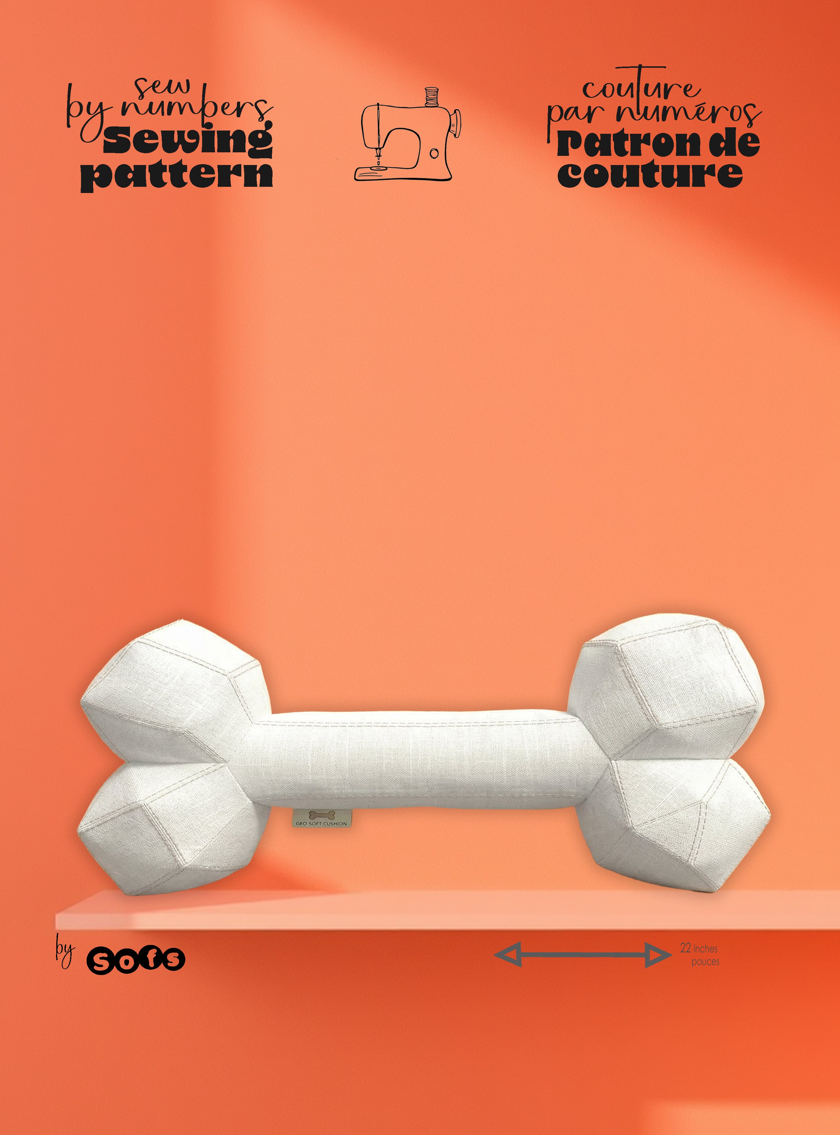 Sewing Patterns Big Bone – Sew by Numbers Plush Pattern - Made in Canada - Www.Shopthatapp.ca