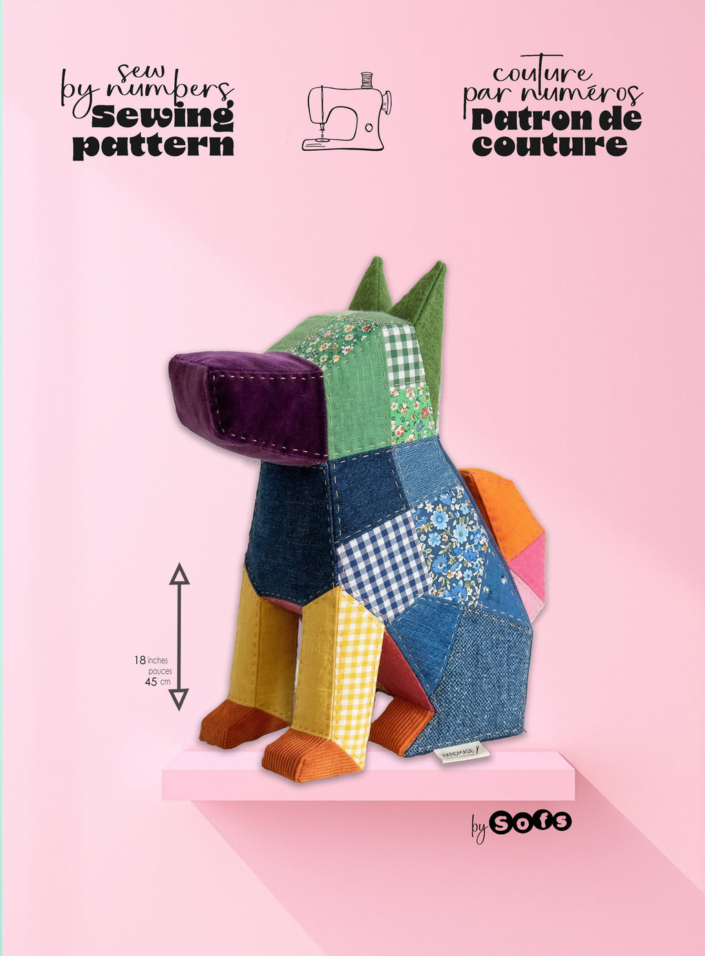 Sewing Patterns Guard Dog– Sew by Numbers Plush Pattern - Made in Canada - Www.Shopthatapp.ca