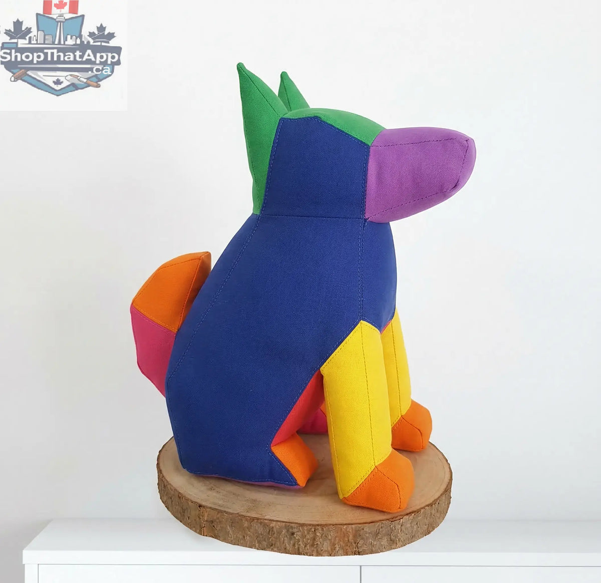 Sews Lifestyle Guard Dog plush sewing pattern by Sew by Numbers, made in Canada, featuring a detailed dog design.
