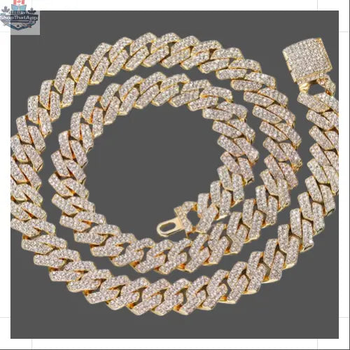 Stylish 14MM Gold Cuban Link Chain for Effortless Elegance - Shopthatapp.ca