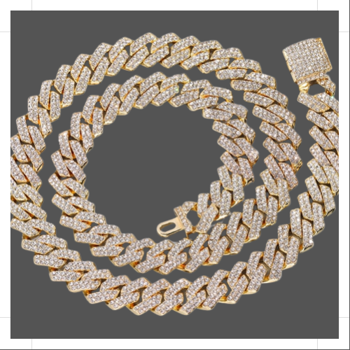 Stylish 14MM Gold Cuban Link Chain for Effortless Elegance