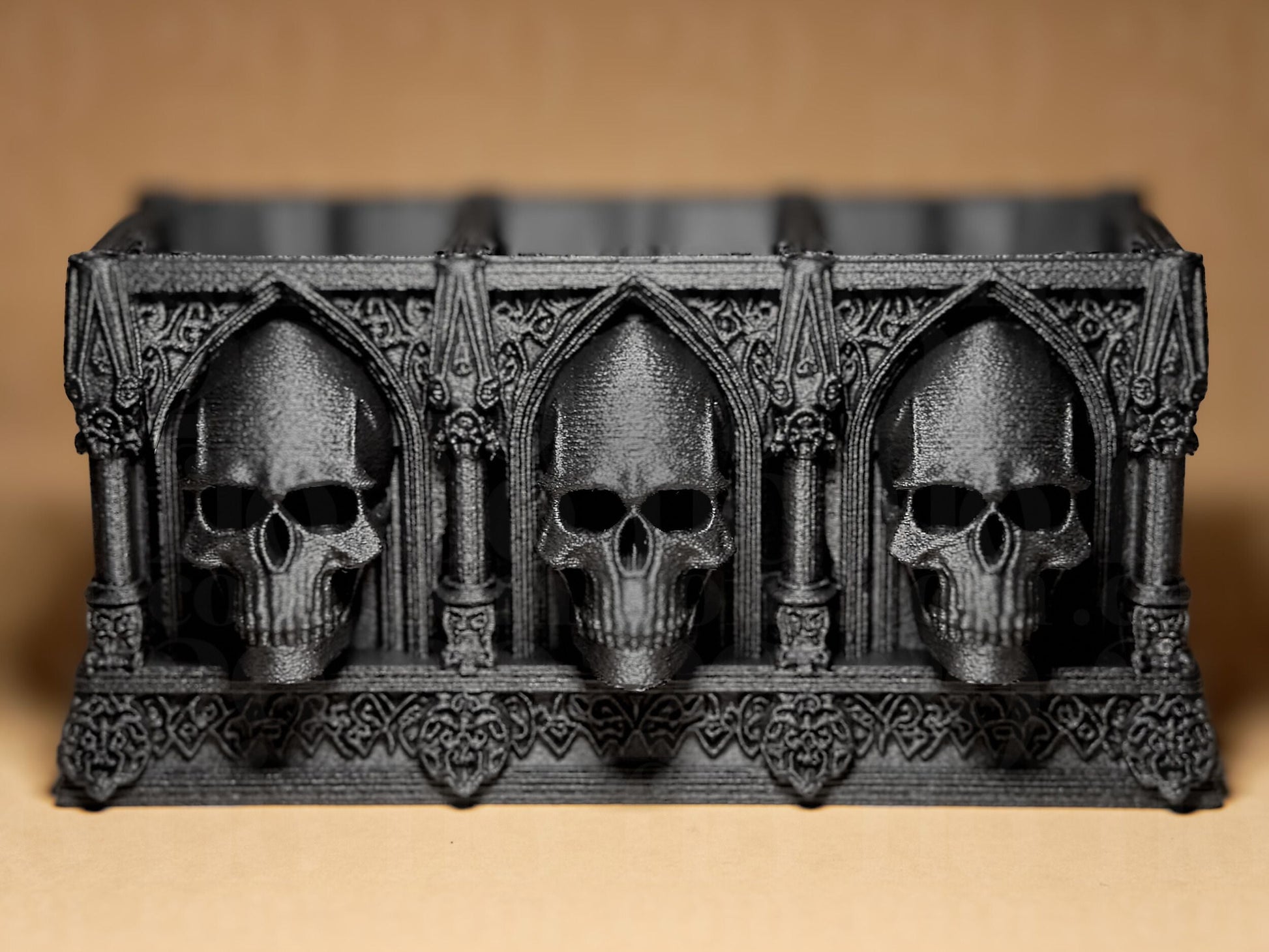Skull Desk Organizer - Gothic Skull Series - Shopthatapp.ca