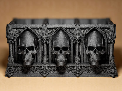 Skull Desk Organizer - Gothic Skull Series - Shopthatapp.ca
