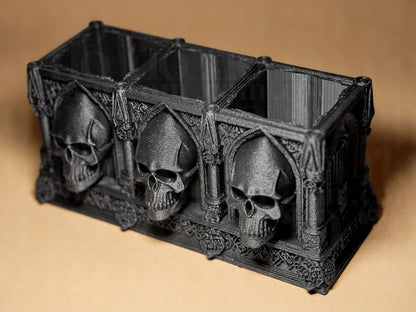 Skull Desk Organizer - Gothic Skull Series - Shopthatapp.ca