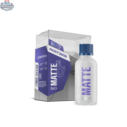 GYEON Q² Matte EVO Lightbox 50ml car coating bottle by CARZILLA, with product packaging and applicator in view.