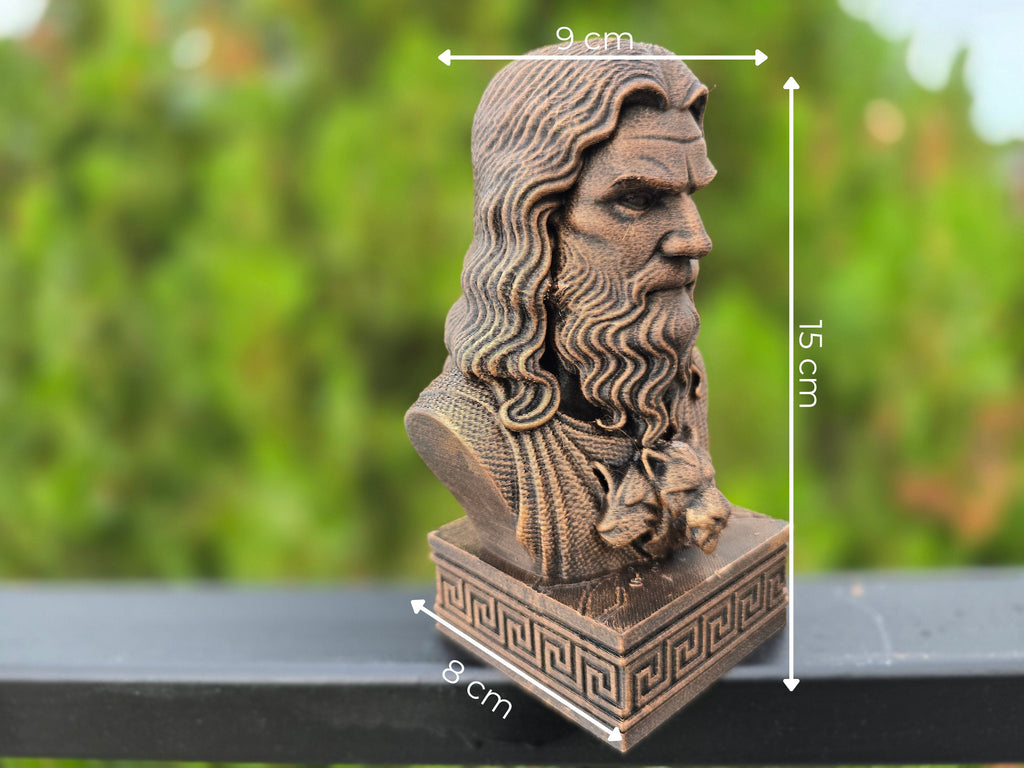 Hades Bust Greek Mythology Series - Exquisite Collectible Sculpture