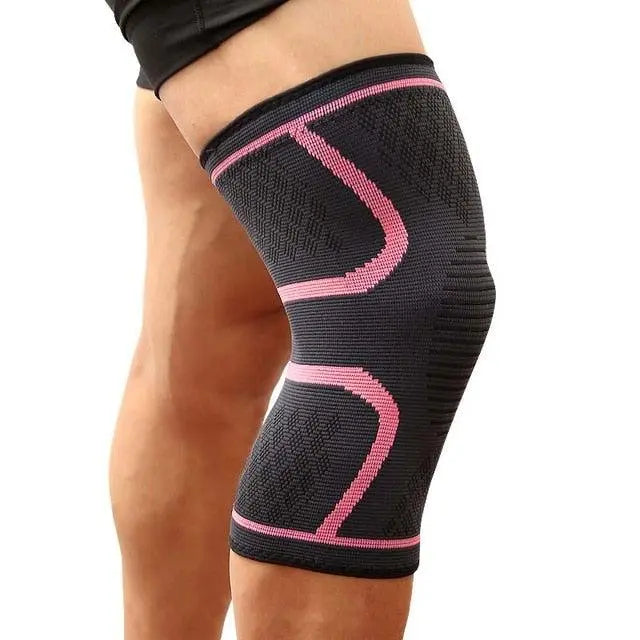 Harry'zBOUTIQUE fitness knee support sleeve, elastic nylon compression knee brace for running, cycling, basketball, and volleyball.