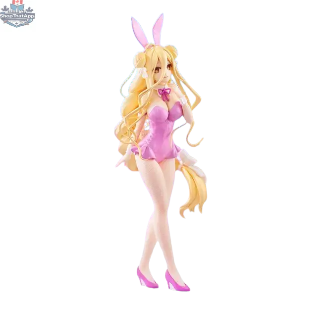 Pink BiCute Bunnies Mukuro Hoshimiya anime figure by Hawk Collectibles, featuring detailed bunny costume and vibrant colors.
