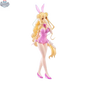 Pink BiCute Bunnies Mukuro Hoshimiya anime figure by Hawk Collectibles, featuring detailed bunny costume and vibrant colors.