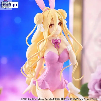 Pink BiCute Bunnies Mukuro Hoshimiya anime figure by Hawk Collectibles, detailed sculpture of the character in bunny costume.