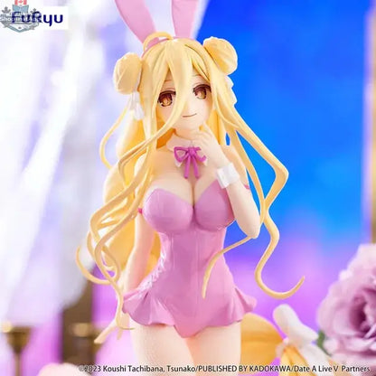 Anime figure of Mukuro Hoshimiya in pink by BiCute Bunnies brand, displayed in a dynamic pose with detailed costume.