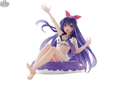 Anime figure of Tohka Yatogami from Date A Live by Hawk Collectibles, featuring Aqua Float Girls model in dynamic pose.