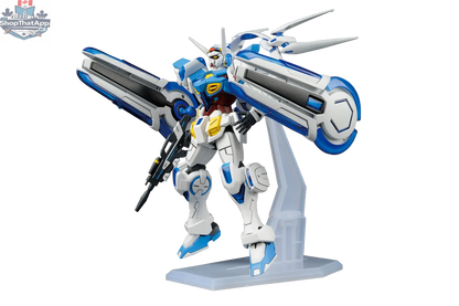 HG 1/144 Gundam G-Self model by Hawk Collectibles with Perfect Pack, detailed plastic model kit featuring articulated limbs and detailed armor.