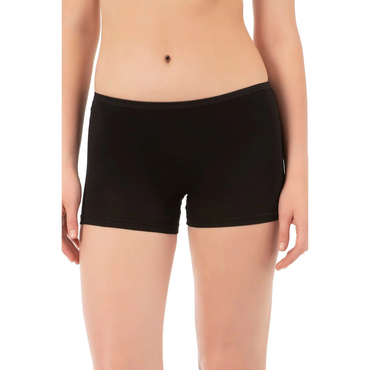 Women's cotton boxer briefs 3-pack by Hazel Textile, soft, comfortable fit, with breathable cotton fabric and smooth waistband.