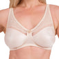 Wireless lace bra by Hazel Textile featuring full coverage, soft lace fabric, and a comfortable fit for everyday wear.