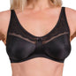 Wireless lace bra by Hazel Textile with full coverage and comfort, featuring delicate lace details and supportive design.
