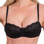 Women's lace underwire bra by Hazel Textile, full coverage with elegant lace design and supportive structure.