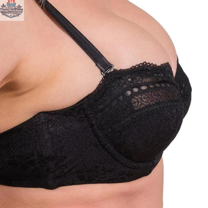 Women's lace underwire bra by Hazel Textile featuring full coverage, intricate lace details, and supportive fit for comfort and elegance.