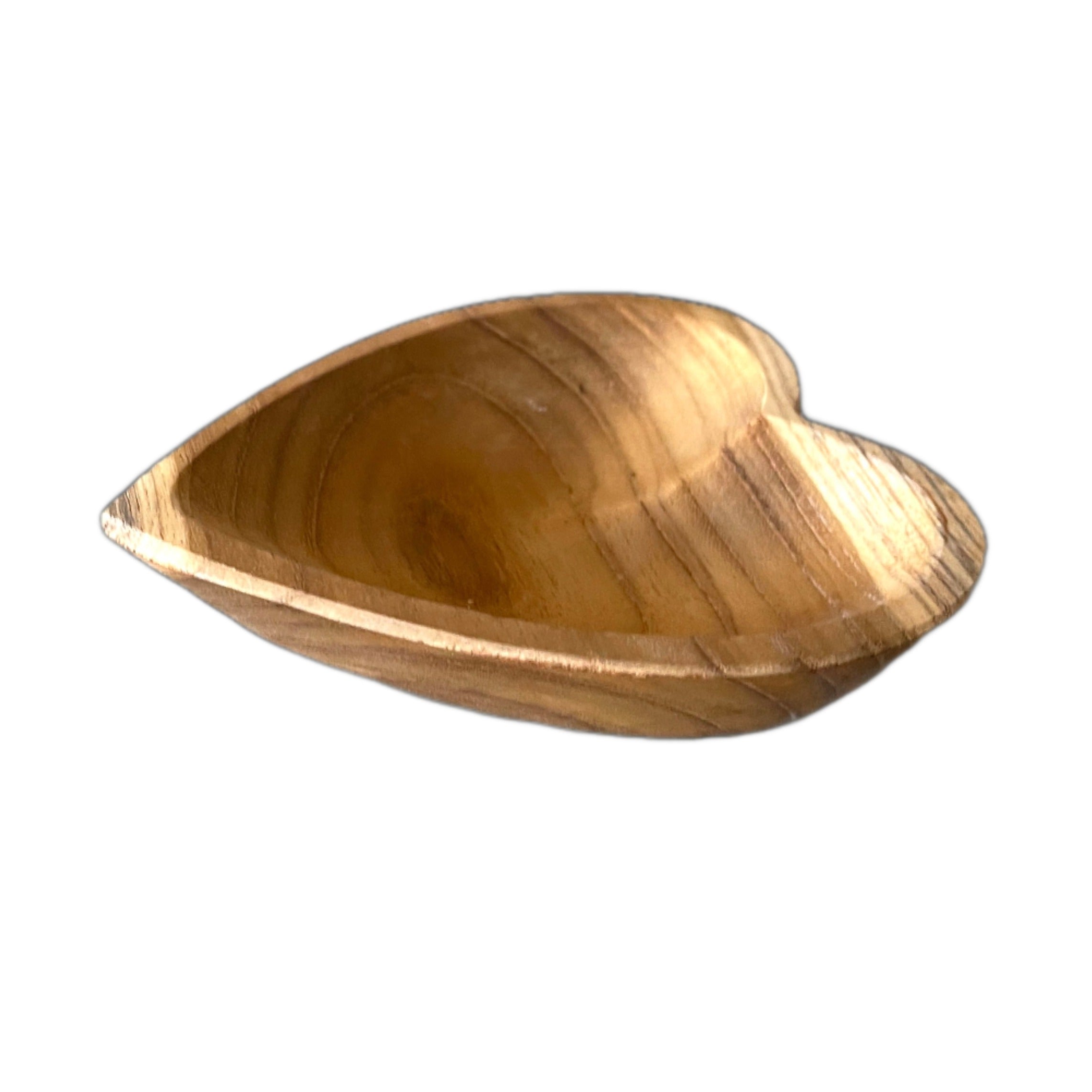 Small Heart Wooden Bowl - Handmade Wooden Decor for Your Home - Shopthatapp.ca