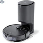 ECOVACS DEEBOT OZMO T8 robot vacuum and mop, factory serviced with Home Essentials warranty, shown cleaning hardwood floor.