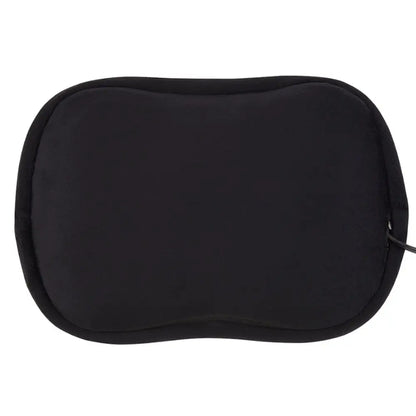 Homedics 3D Shiatsu massage pillow with heat, featuring textured massage nodes on a soft fabric surface.