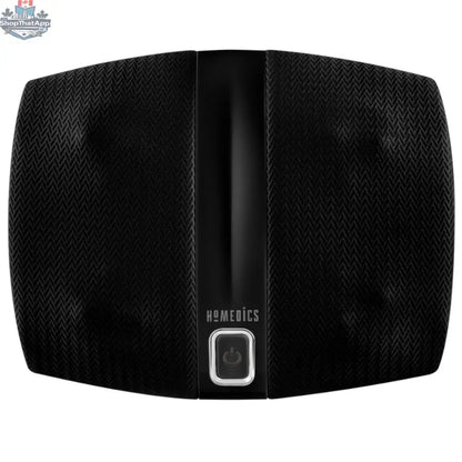 Home Essentials Outlet HomeMedics shiatsu foot massager with heat, showing foot rollers and control panel in the image.