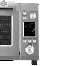 Refurbished Panasonic convection toaster oven in black with digital controls, 0.9 cu. ft. capacity, from Home Essentials Outlet.