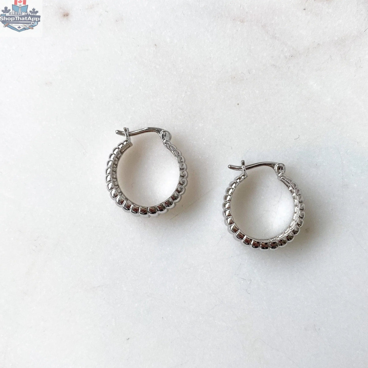 Silver earrings from HoraceJewelry's Mélina Argent collection, elegant jewelry accessories for any occasion.