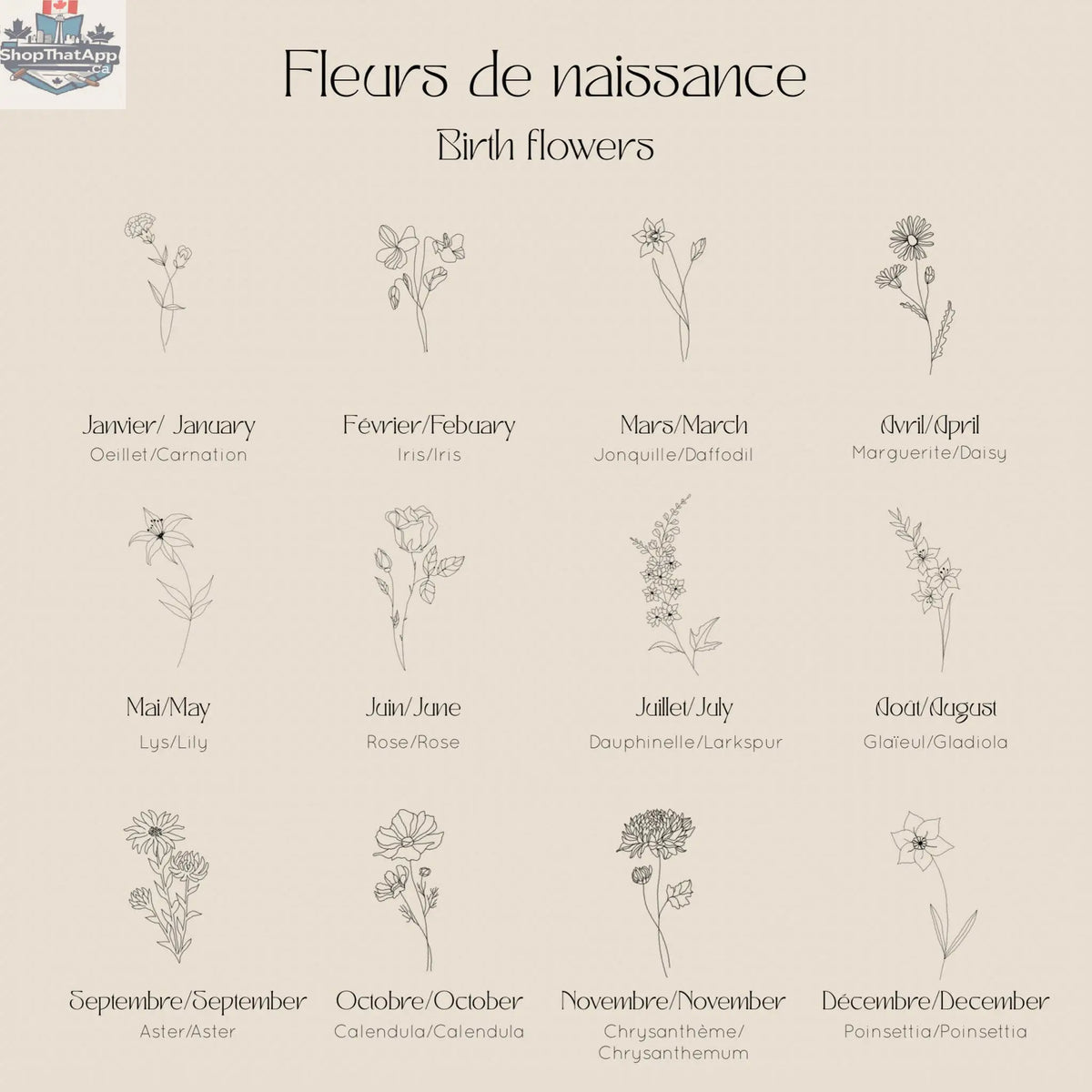HoraceJewelry Les Fleurs Octobre floral arrangement collier featuring vibrant flower designs for October celebrations.